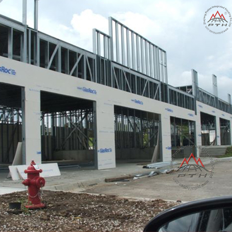 Proyecto de edificio modular prefabricado de la estructura de acero para el almacén/el taller/la fábrica